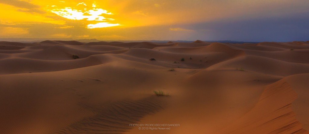 Deserto do Sahara, por Pedro Sander Becker