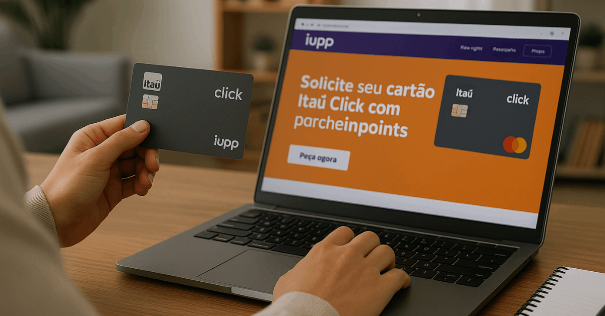Cartão Itaú Click: Descubra Como Solicitar o Cartão e Acumular Pontos iupp